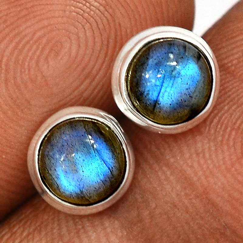 Blue Fire Labradorite Studs - BFLS1344