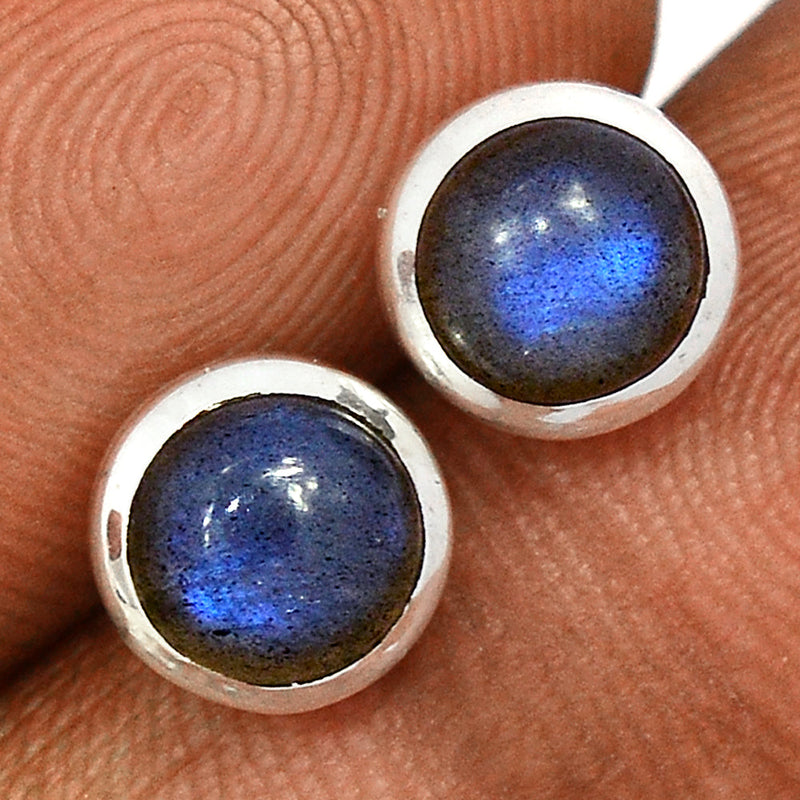 Blue Fire Labradorite Studs - BFLS1346