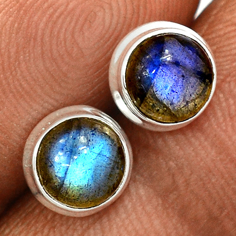 Blue Fire Labradorite Studs - BFLS1347