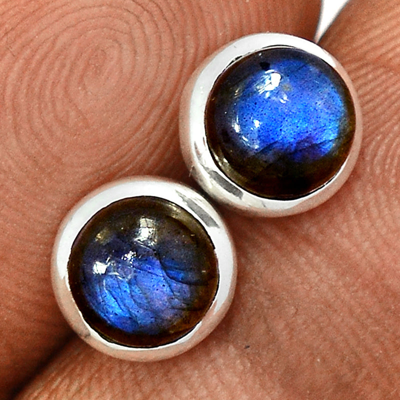 Blue Fire Labradorite Studs - BFLS1361