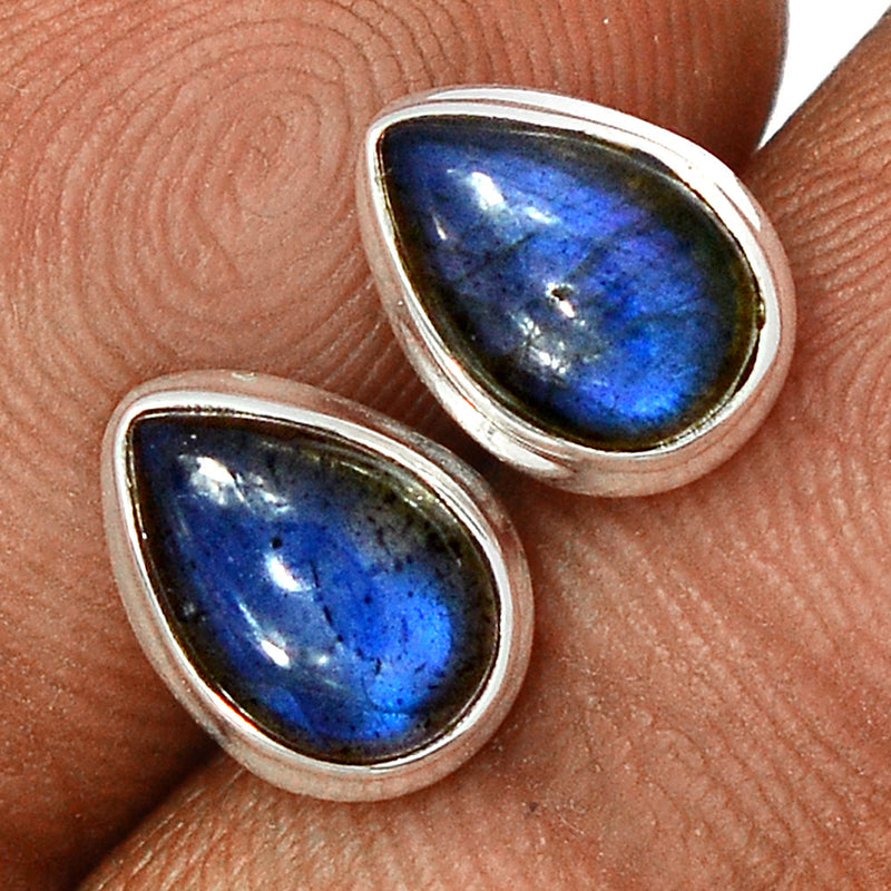 Blue Fire Labradorite Studs - BFLS1363