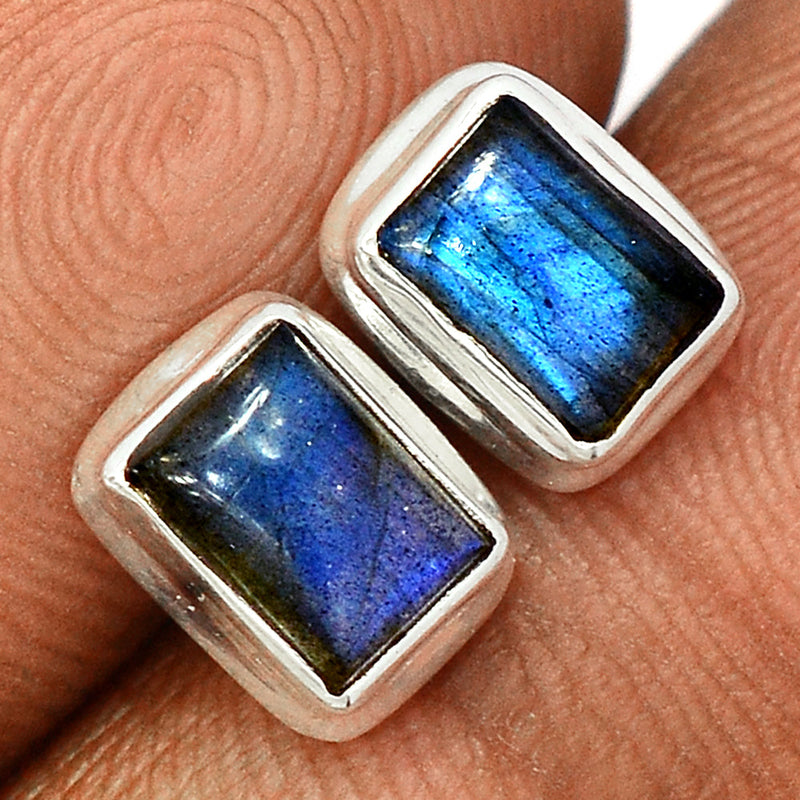 Blue Fire Labradorite Studs - BFLS1369