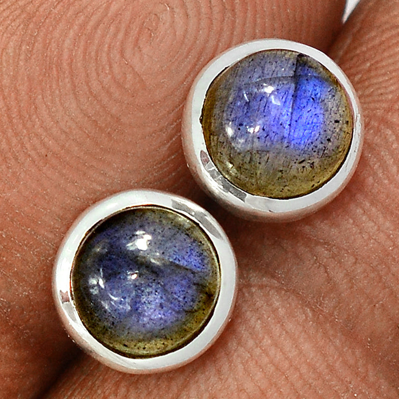 Blue Fire Labradorite Studs - BFLS1391