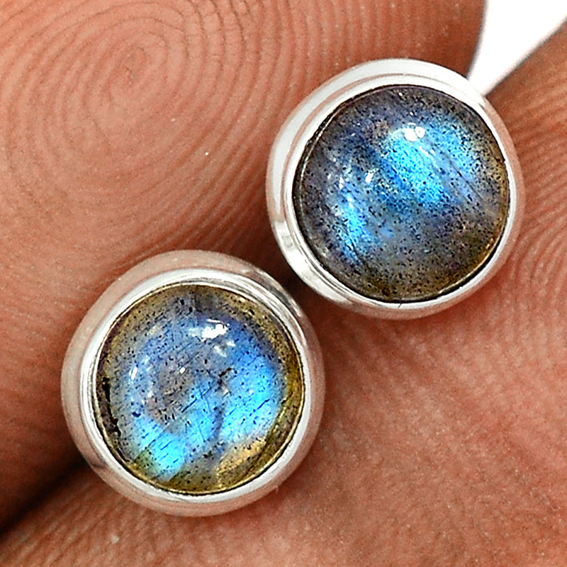 Blue Fire Labradorite Studs - BFLS1395