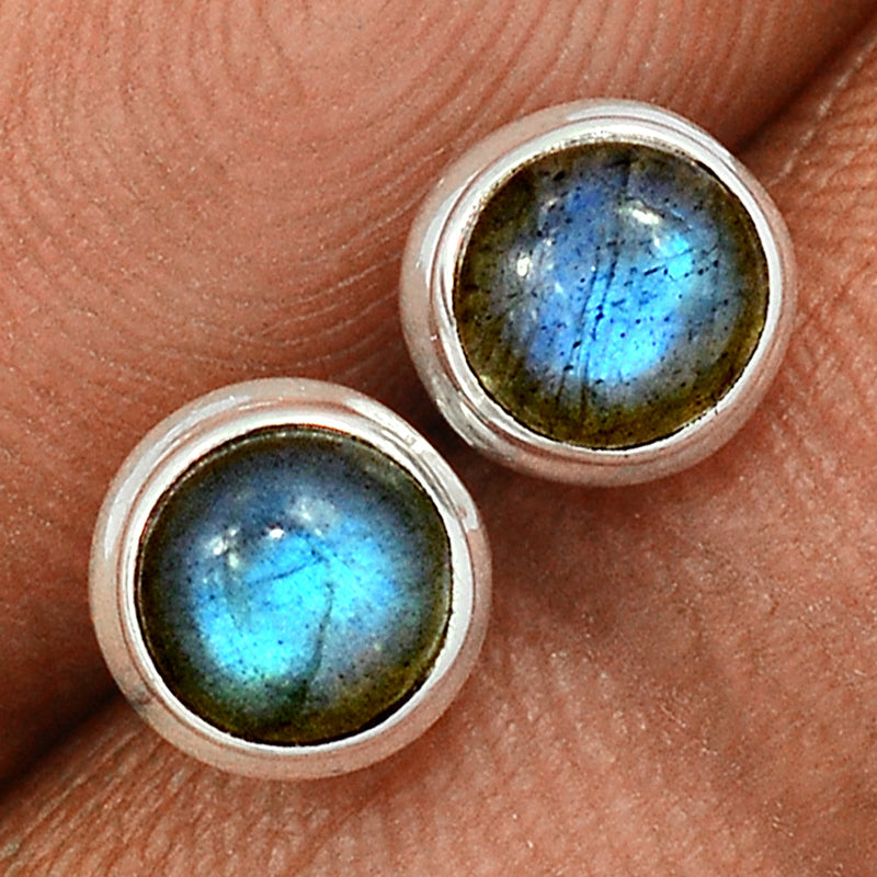 Blue Fire Labradorite Studs - BFLS1403