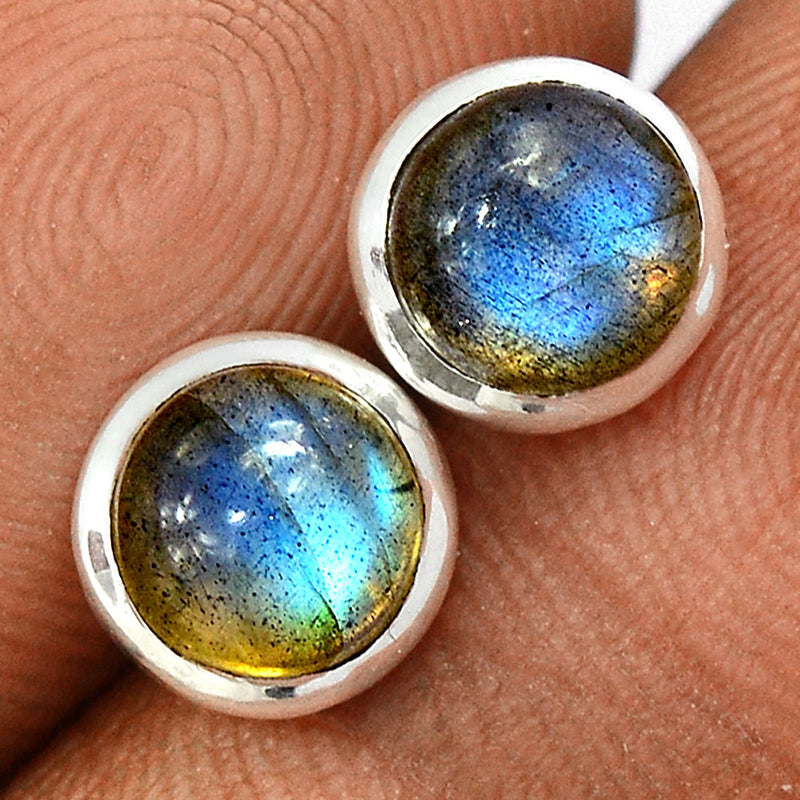 Blue Fire Labradorite Studs - BFLS1421