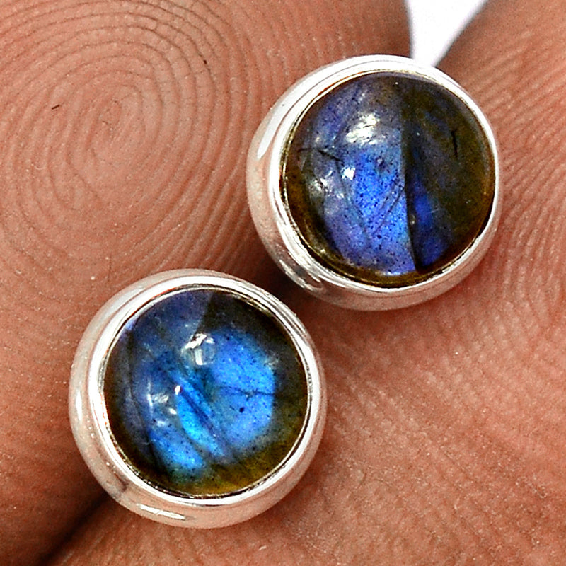 Blue Fire Labradorite Studs - BFLS1427