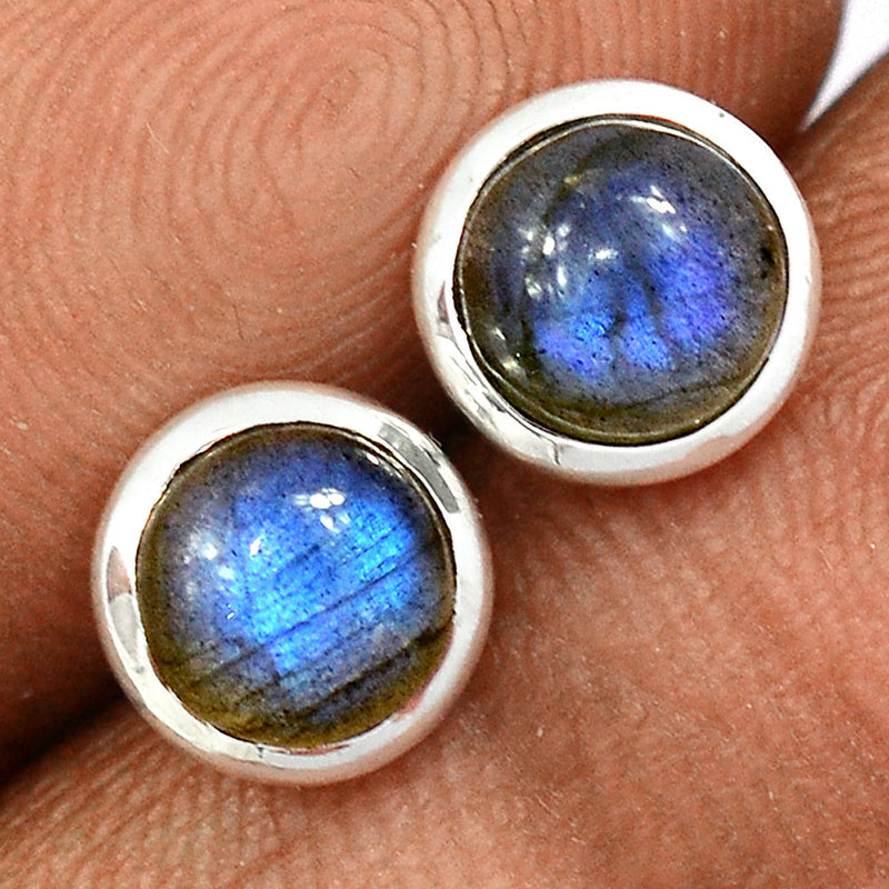 Blue Fire Labradorite Studs - BFLS1431