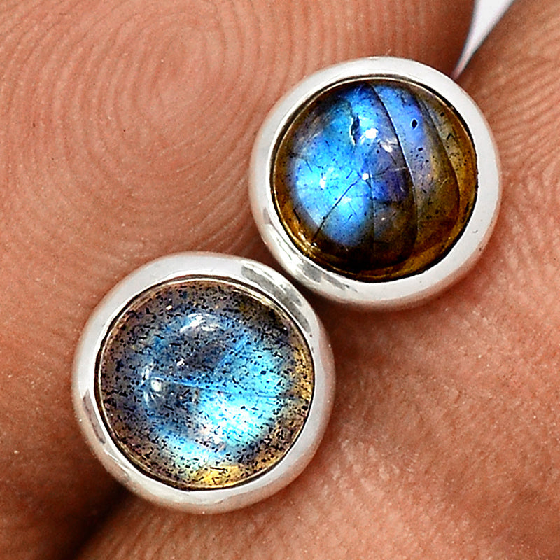 Blue Fire Labradorite Studs - BFLS1487