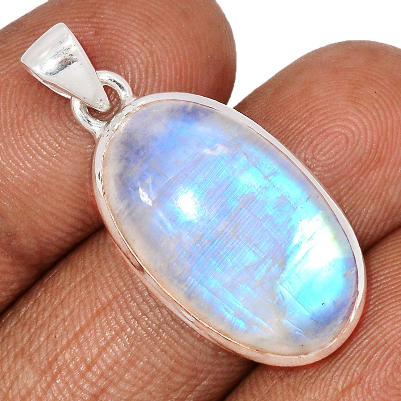 1.5" Blue Fire Moonstone Pendants - BFMP2517