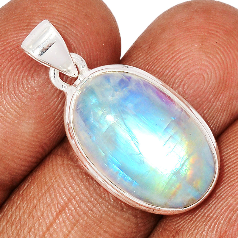 1.2" Blue Fire Moonstone Pendants - BFMP2521