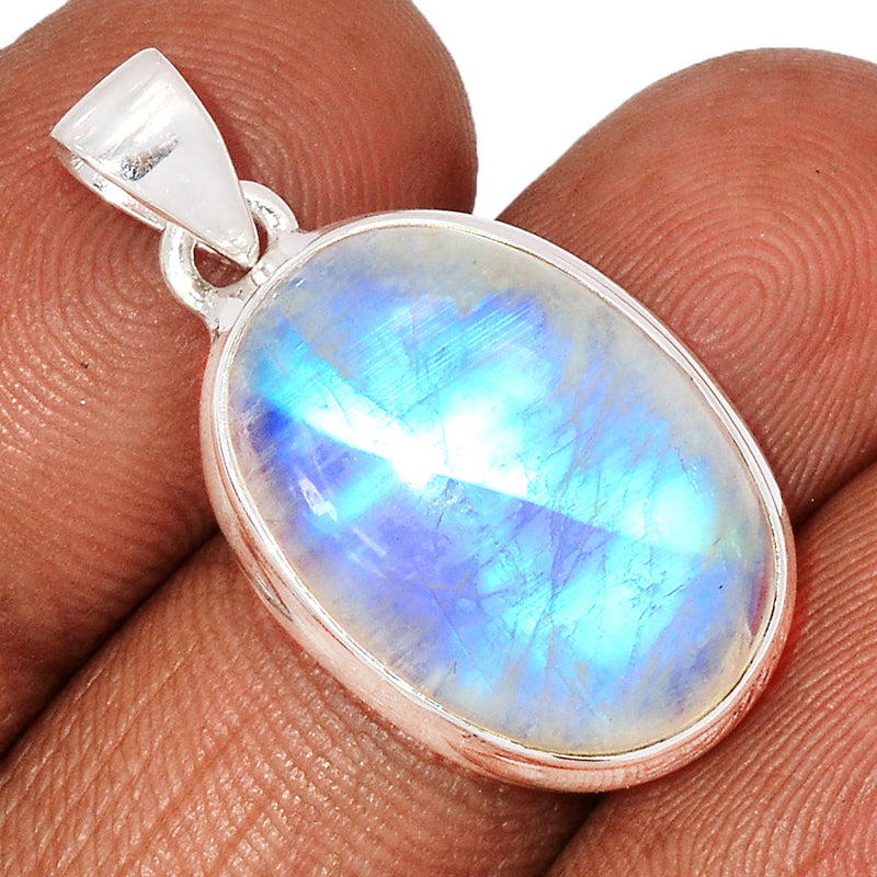 1.2" Blue Fire Moonstone Pendants - BFMP2523