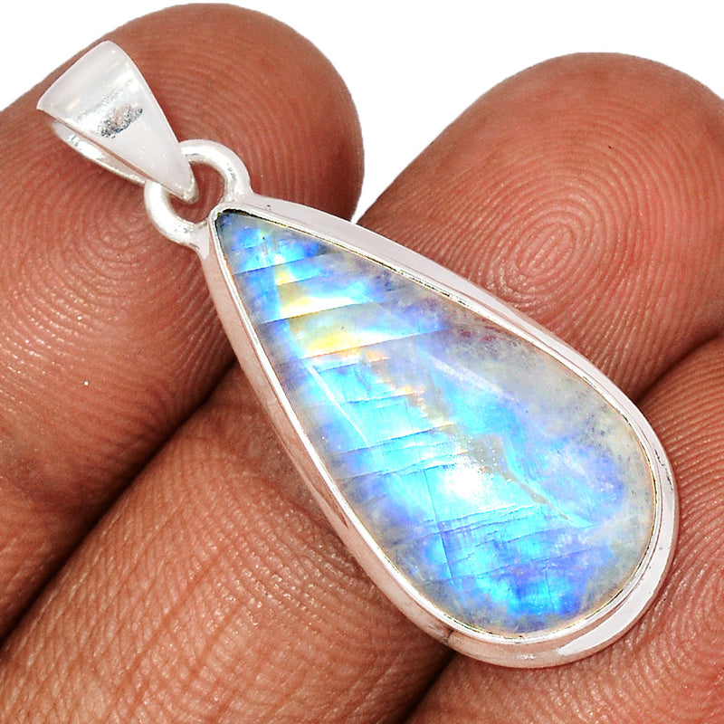 1.6" Blue Fire Moonstone Pendants - BFMP2526