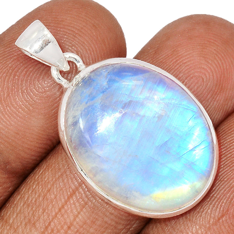 1.3" Blue Fire Moonstone Pendants - BFMP2535