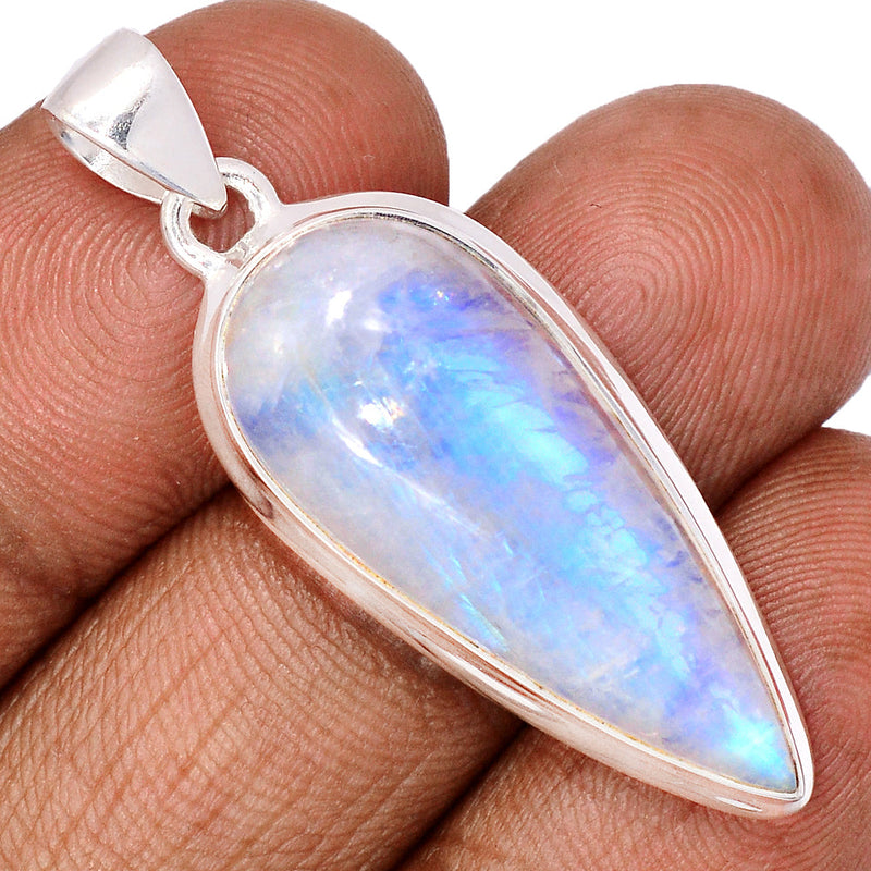 1.7" Blue Fire Moonstone Pendants - BFMP2558