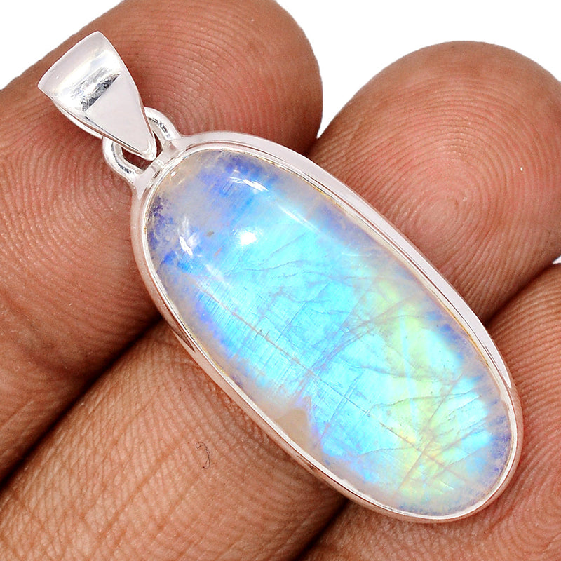 1.6" Blue Fire Moonstone Pendants - BFMP2581