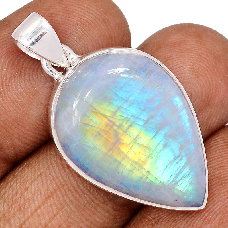 1.5" Blue Fire Moonstone Pendants - BFMP2585