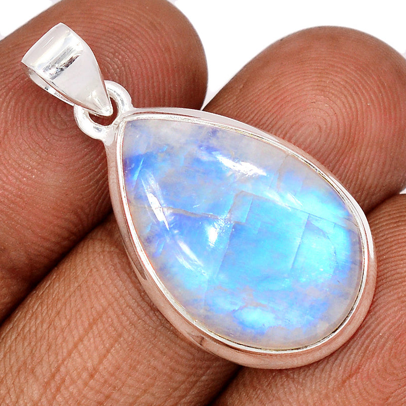 1.5" Blue Fire Moonstone Pendants - BFMP2586