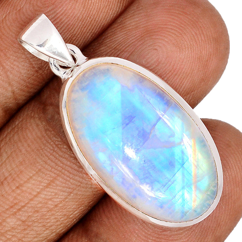 1.5" Blue Fire Moonstone Pendants - BFMP2600