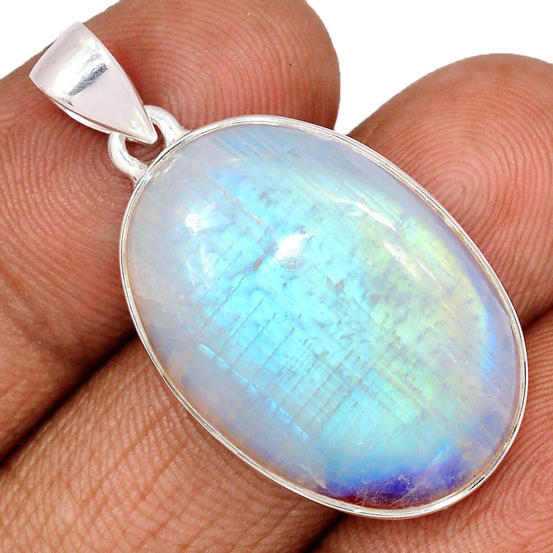 1.5" Blue Fire Moonstone Pendants - BFMP2605