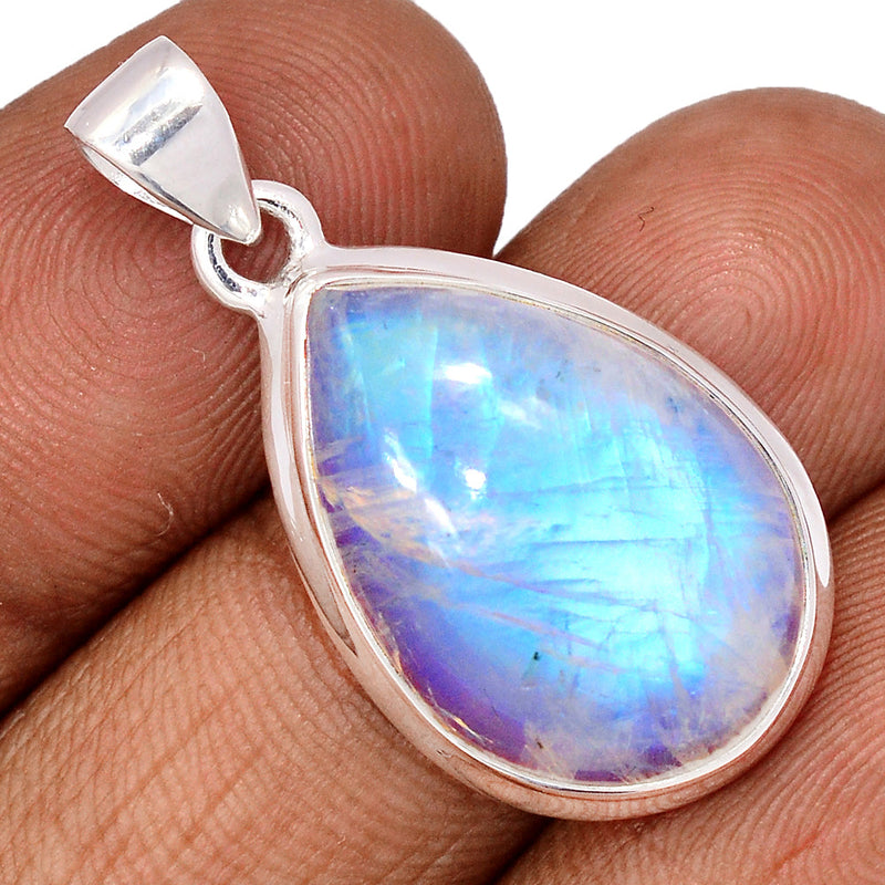 1.3" Blue Fire Moonstone Pendants - BFMP2613