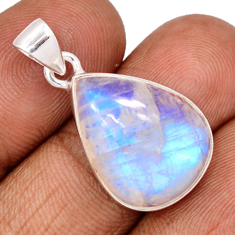 1.2" Blue Fire Moonstone Pendants - BFMP2622