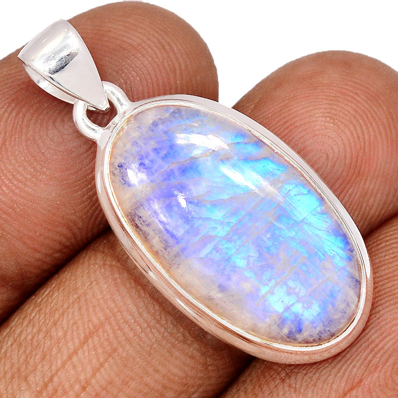 1.5" Blue Fire Moonstone Pendants - BFMP2623