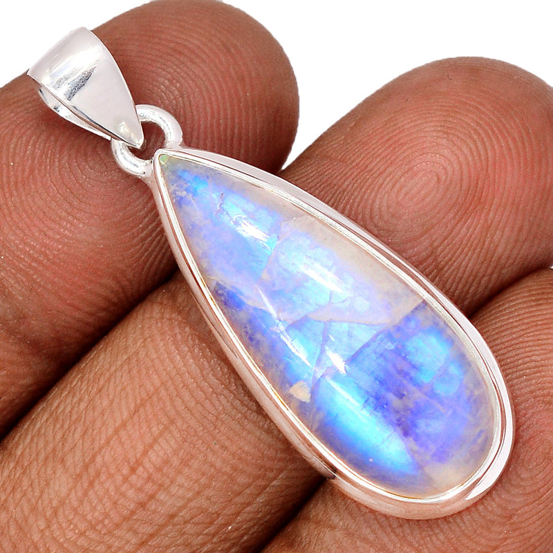 1.7" Blue Fire Moonstone Pendants - BFMP2626