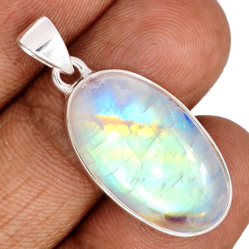 1.5" Blue Fire Moonstone Pendants - BFMP2629