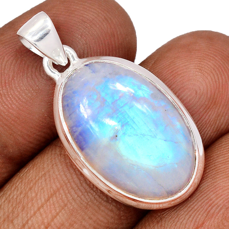 1.3" Blue Fire Moonstone Pendants - BFMP2635