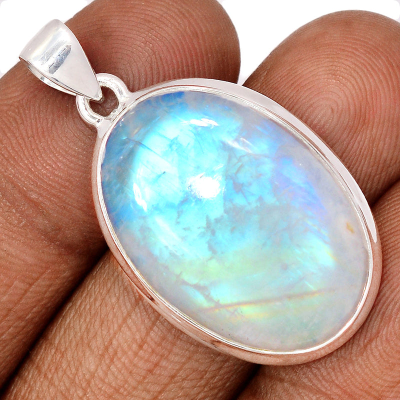 1.6" Blue Fire Moonstone Pendants - BFMP2643