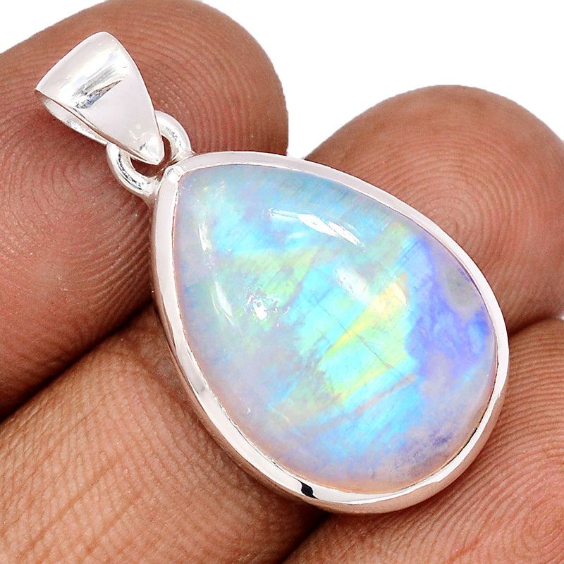 1.3" Blue Fire Moonstone Pendants - BFMP2651