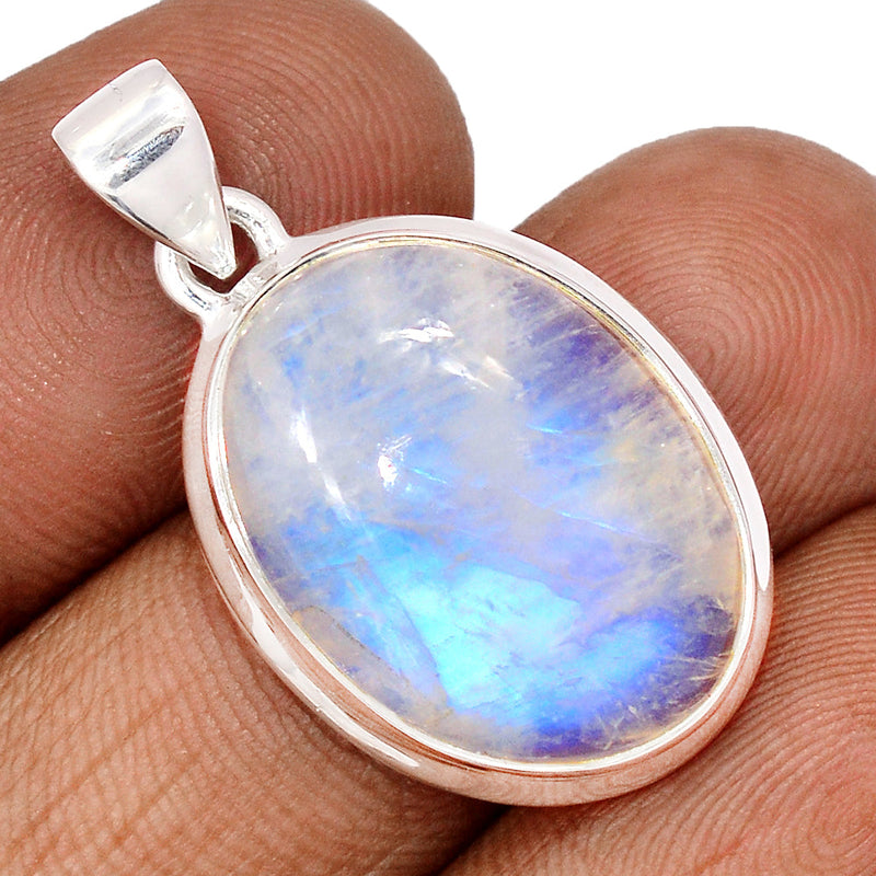 1.3" Blue Fire Moonstone Pendants - BFMP2654