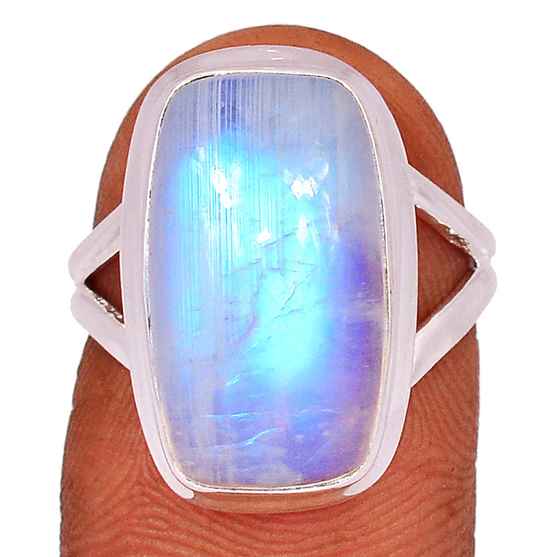 Blue Fire Moonstone Ring - BFMR4350