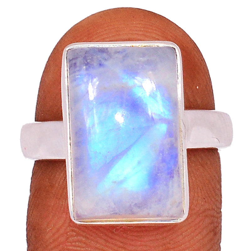 Blue Fire Moonstone Ring - BFMR4354