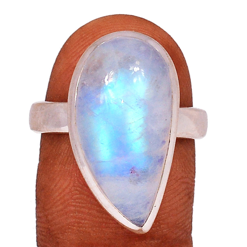 Blue Fire Moonstone Ring - BFMR4358