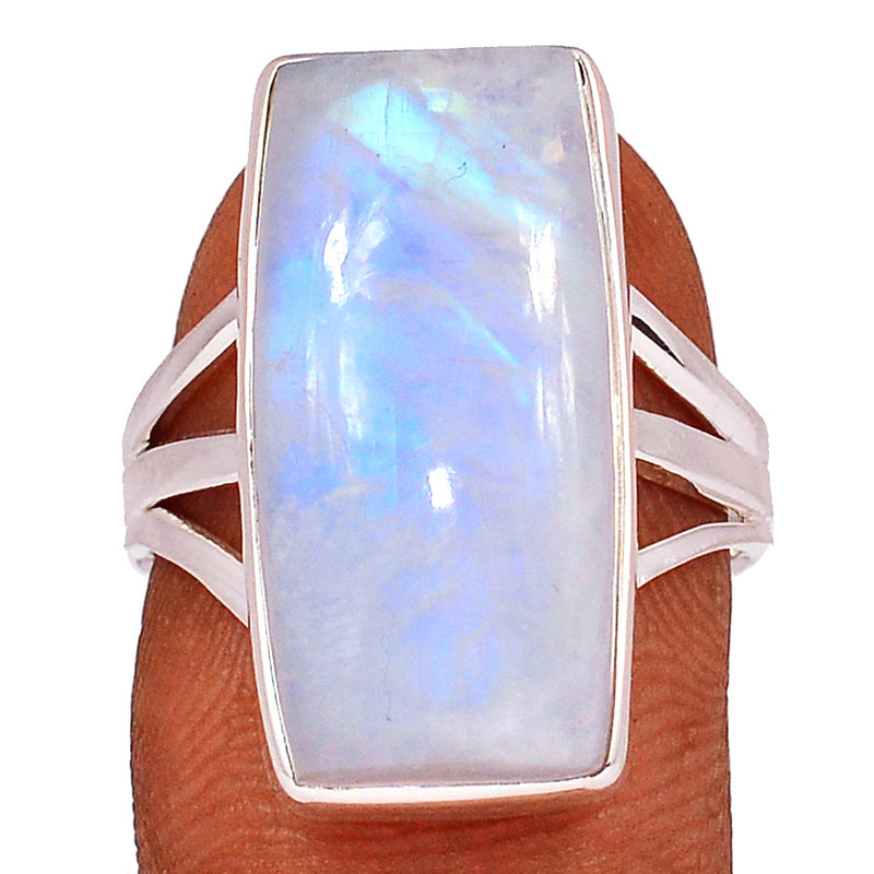 Blue Fire Moonstone Ring - BFMR4365