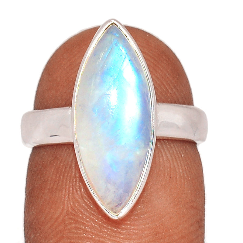 Blue Fire Moonstone Ring - BFMR4397