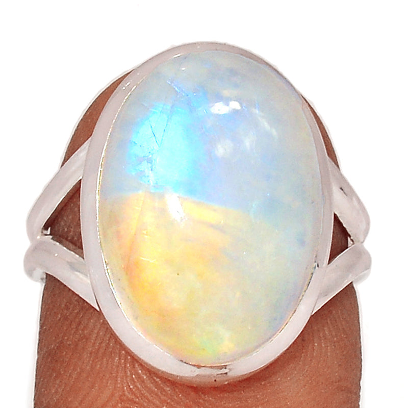 Blue Fire Moonstone Ring - BFMR4399