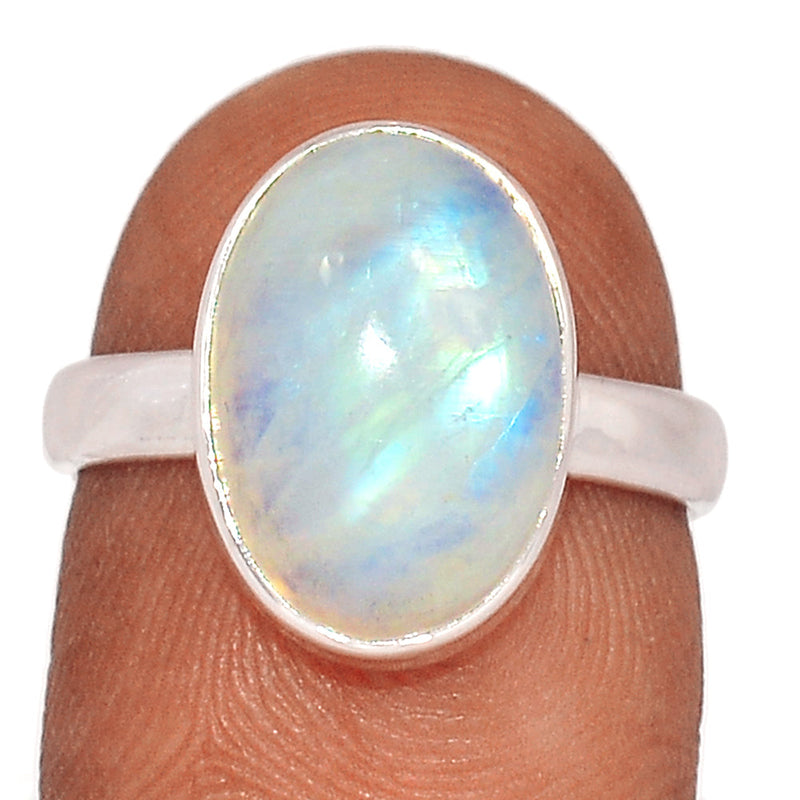 Blue Fire Moonstone Ring - BFMR4402