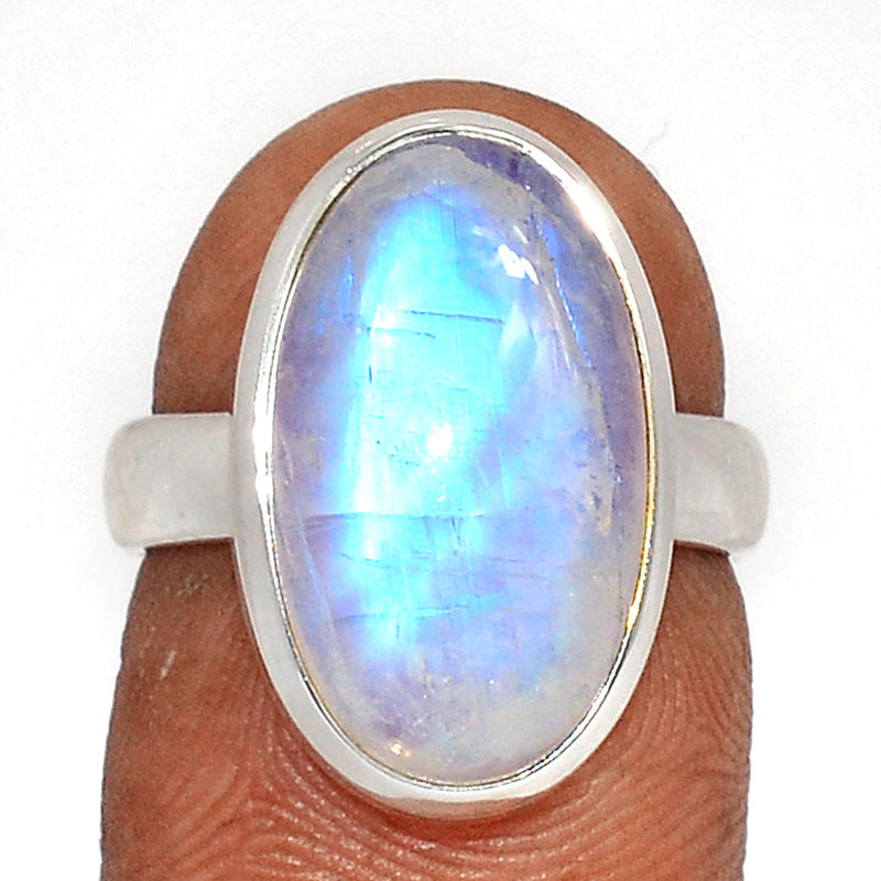 Blue Fire Moonstone Ring - BFMR4461