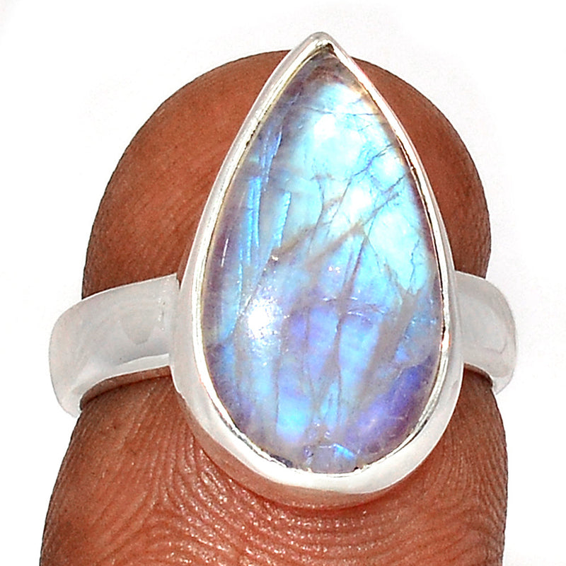 Blue Fire Moonstone Ring - BFMR4471