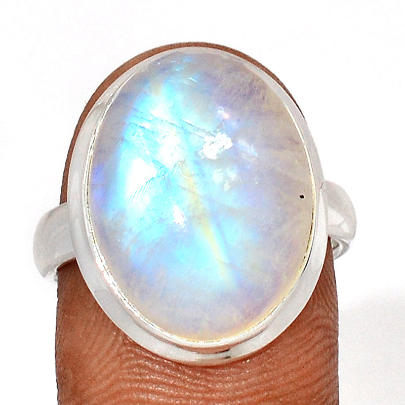 Blue Fire Moonstone Ring - BFMR4472