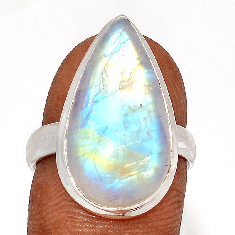 Blue Fire Moonstone Ring - BFMR4479