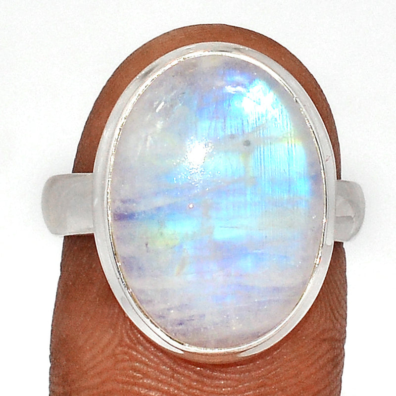 Blue Fire Moonstone Ring - BFMR4492