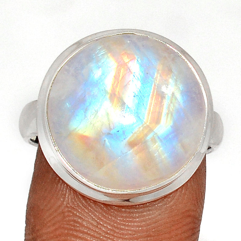 Blue Fire Moonstone Ring - BFMR4501