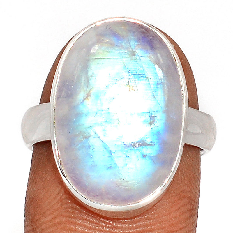 Blue Fire Moonstone Ring - BFMR4511