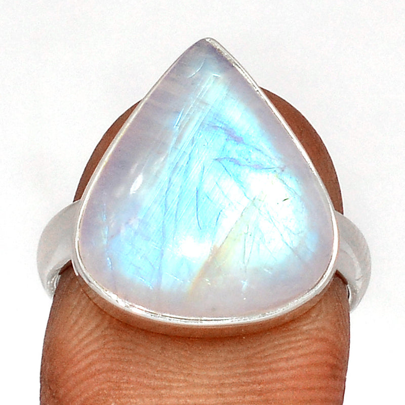 Blue Fire Moonstone Ring - BFMR4590