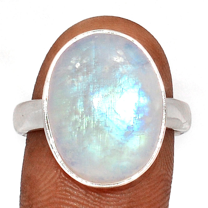 Blue Fire Moonstone Ring - BFMR4598