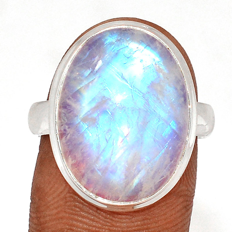 Blue Fire Moonstone Ring - BFMR4600